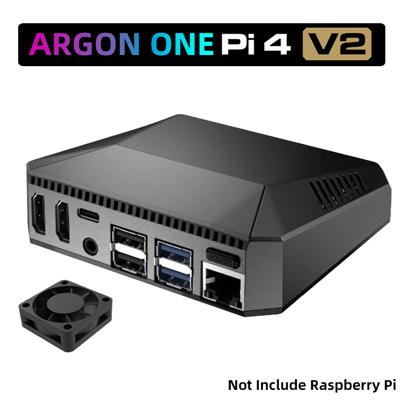 Argon One V3 M.2 Nvme Case - أرغون وان غطاء مروحة تبريد V2