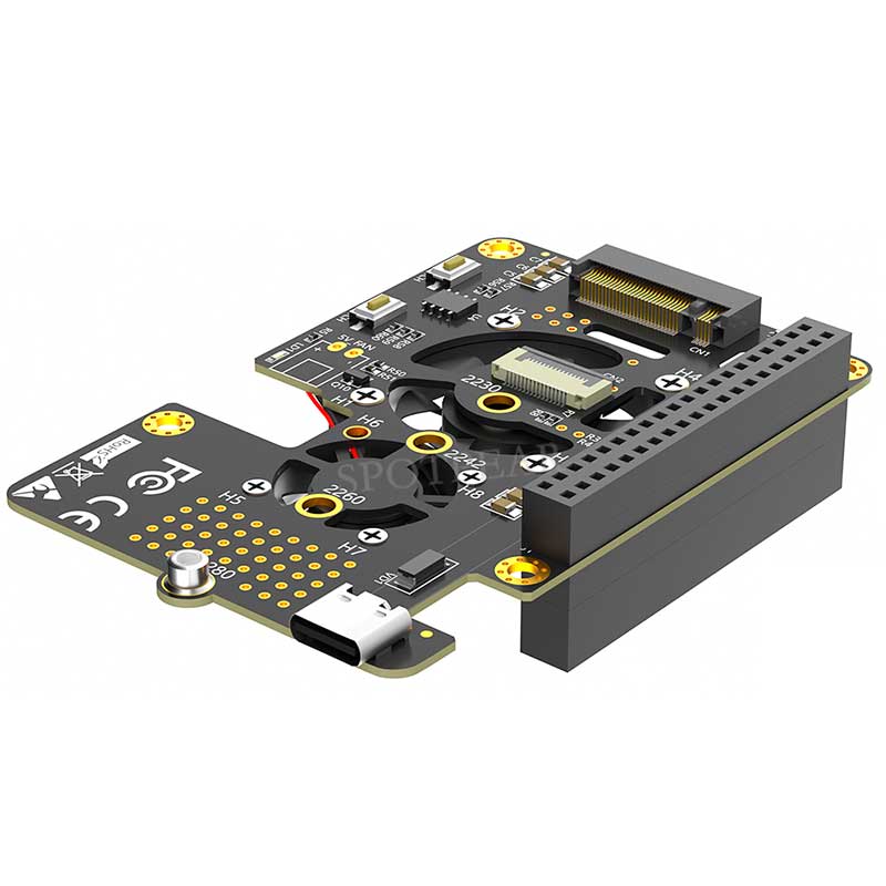 قبعة توت العليق 5 Pi cie إلى M - مراجعة Argon One V3 M.2 Nvme Case وسعره